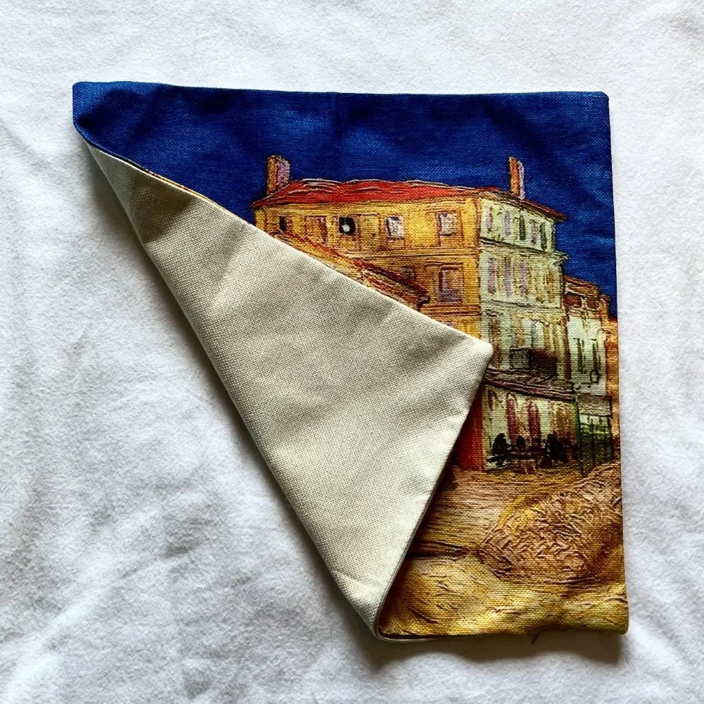 4 - Van Gogh Inspired Decorative Square Throw Pillow Covers 17” x 17” - Picture 4 of 13